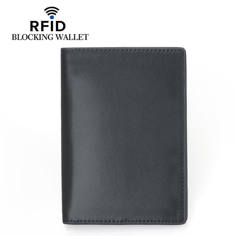 Genuine Leather RFID Passport Holder & Travel Document Organizer