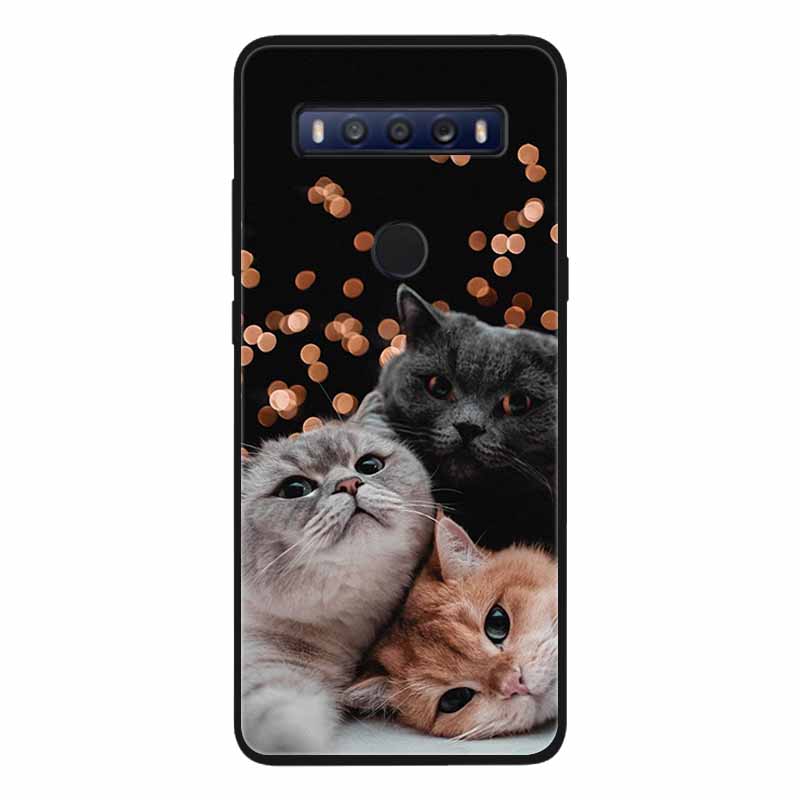 Para TCL 10 SE Funda Suave de Silicona Fresca y Moderna Para TCL 10SE T766U T766H Tapa Trasera TCL10SE TPU Protectora para Teléfono Fundas