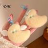 Cute Keepsake Gifts for Events Star Moon Plush Pendant, Keychain Charm Fluffy Shaped Decorations with Lobster Clasp, Soft Stuffed Pendant Schoolbag