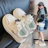 Children's cartoon sneakers for boys2026Spring and Autumn New Fashion Soft Sole Casual Shoes for Girls, Trendy White Sneakers