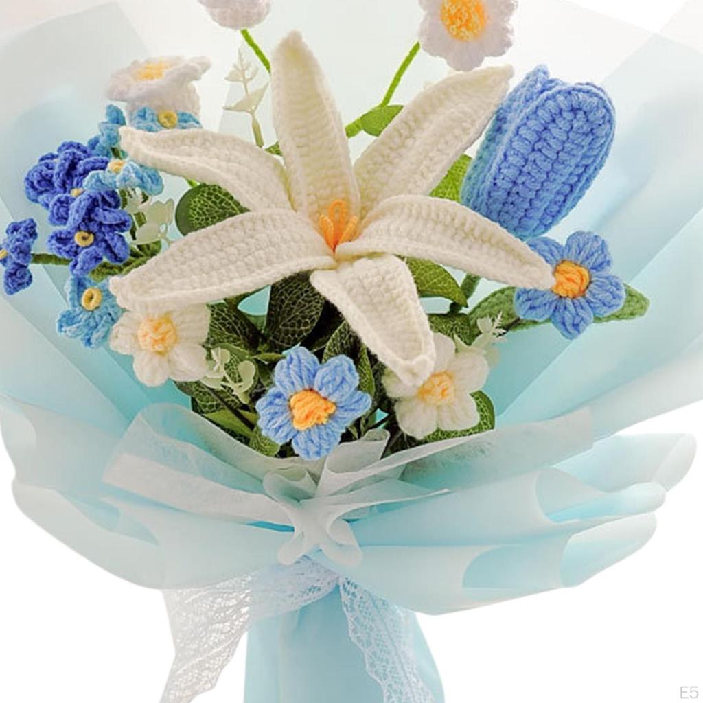 Bouquet of Flowers Hook Lis Artificial Flower for Girlfriend