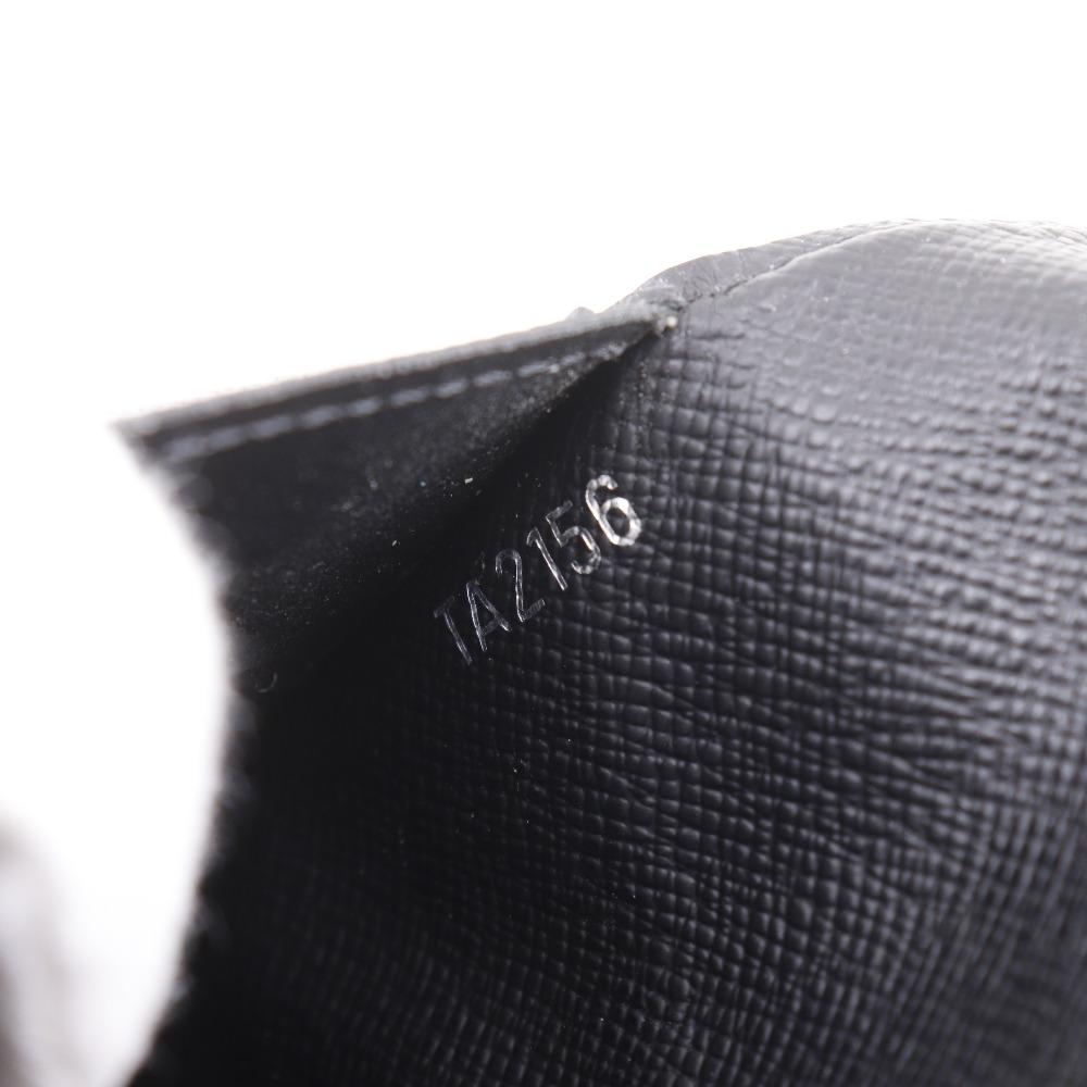 Louis Vuitton Portefeiulle Braza Purse N62665 Black Damier Grafitto Canvas Mens Used