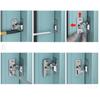 Household 90 Degree Supplies Stainless Steel Door Sliding Doors Locks Door Buckle Right Angle Lock