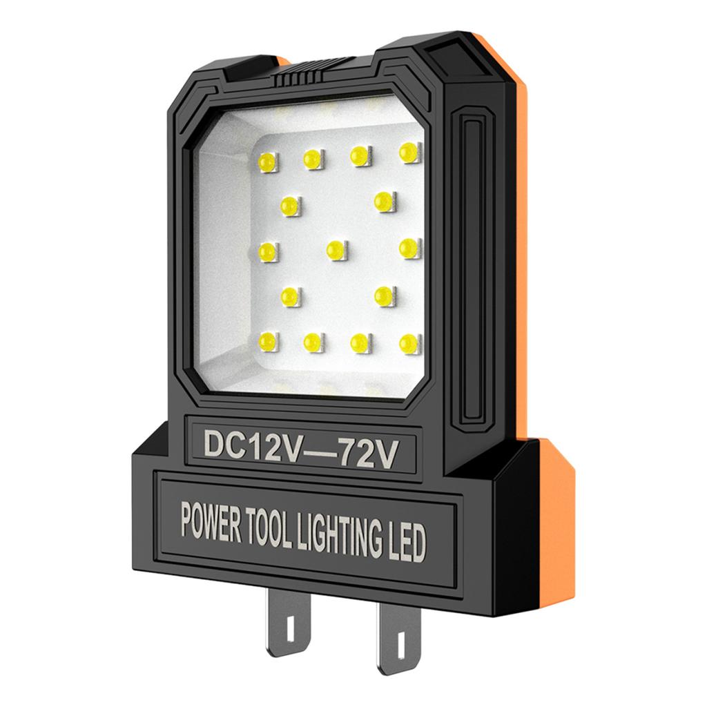 12V-72V LED Mini Pocket Work Light 550LM No Battery Long-Lasting Strong Light Outdoor Lighting Floodlight Power Tool Accessories