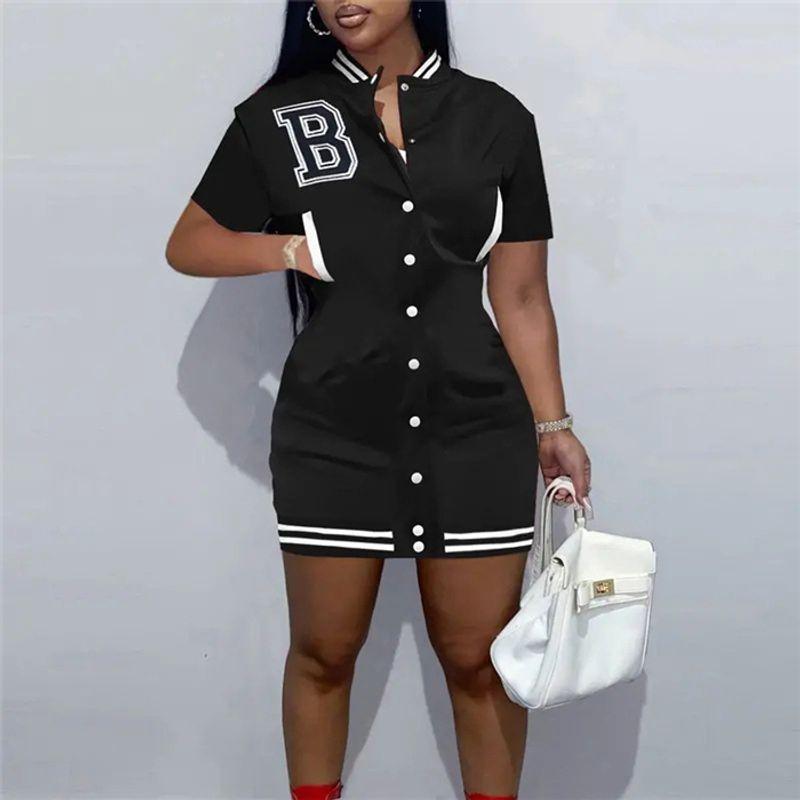 

Модное Сексуальное Облегающее Платье-Бейсболка Мини-Платье Сексуальное Бодикон Black S