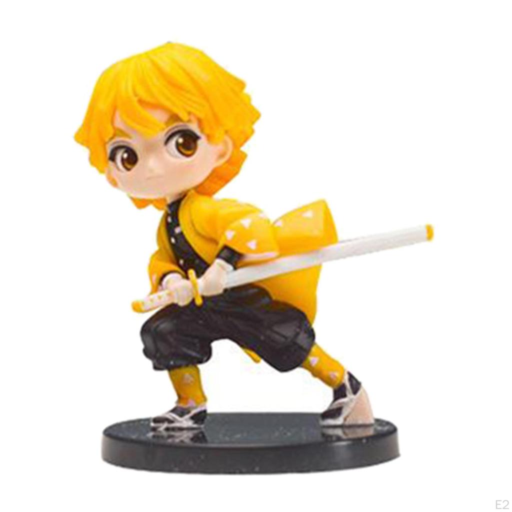 3 Pieces Demon Slayer: Kimetsu no Yaiba Action PVC Figure Toy Model Gift A