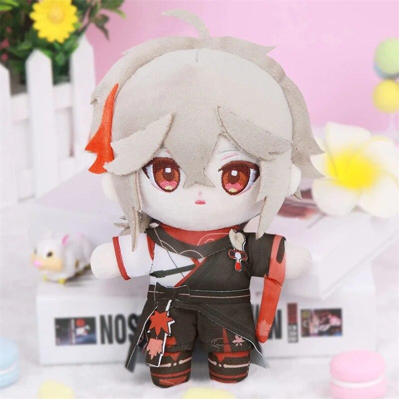 Genshin Impact Kazuha Plush Doll Cosplay Toy Anime Game Character Stuffed Figurine Costume Props Decor Kids Fans Birthday Gift
