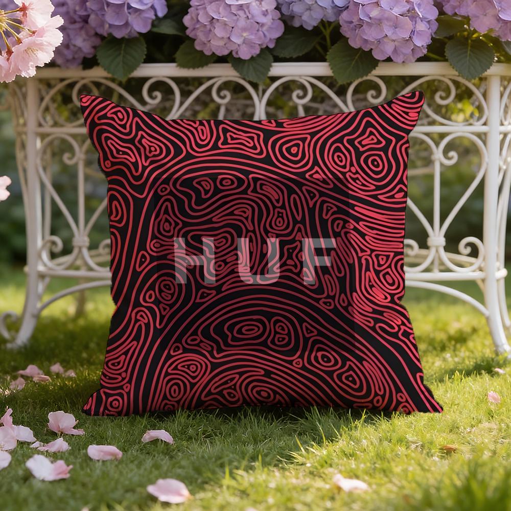 Brand H-Huf Fashion Cushion Cover Home & Car Dual-Scene Pillow Cover: Reversible for Premium Comfort