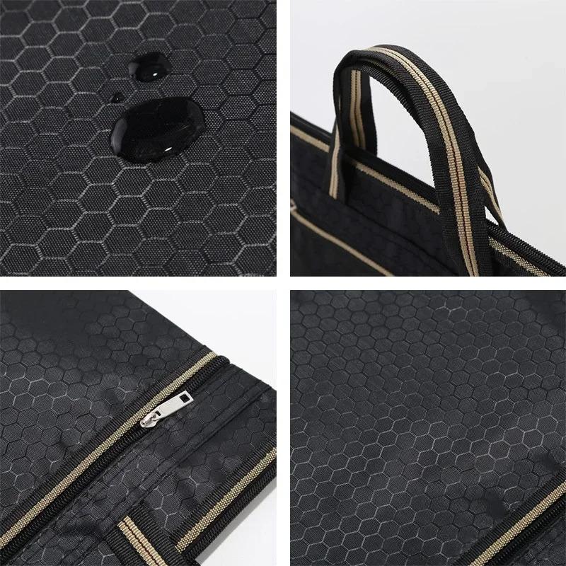 Large Capacity Briefcases Handbag Document Laptop Organize Pack Book Business  Electronic Storage Pouch Supplies Accessories