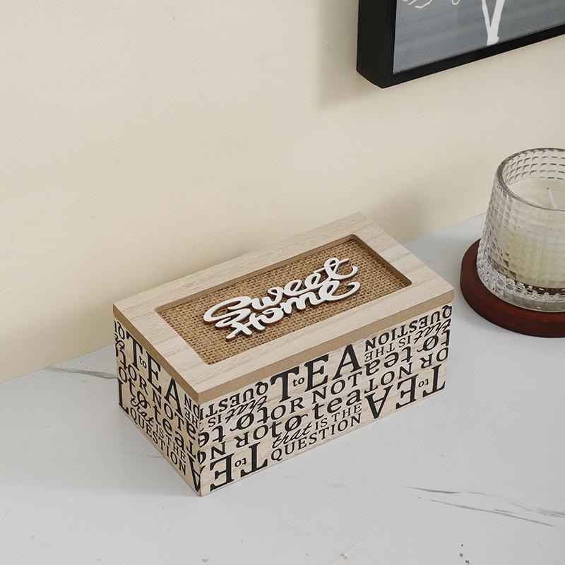 Natural Wooden Storage Box with Heaven and Earth Lid Elegant Home Organizer Decorative Gift Packaging Ornament