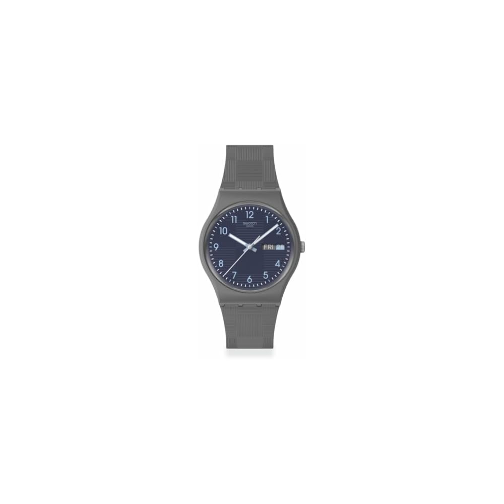 Swatch Gent Biosourced Tile Dial Unisex Watch Gray