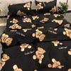 Cartoon Color Matching Four-piece Set Quilt Cover Bedding Quilt Cover Dormitory Bed Single Three-piece Set