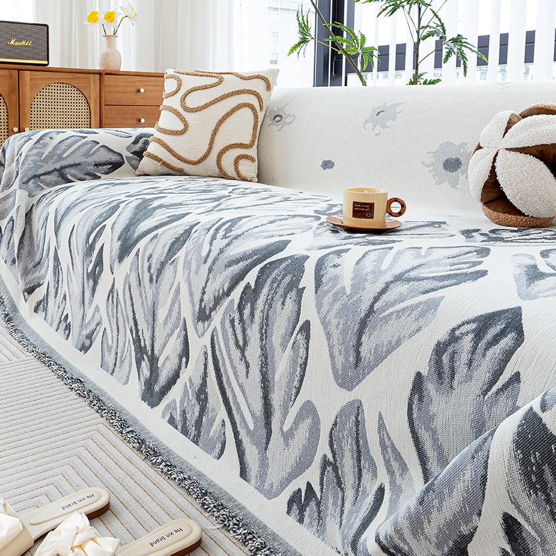 

2025 новый чехол на диван ткань полотенце все сезоны шенилл пастораль цельный французский полный чехол на диван одеяло 180*130cm