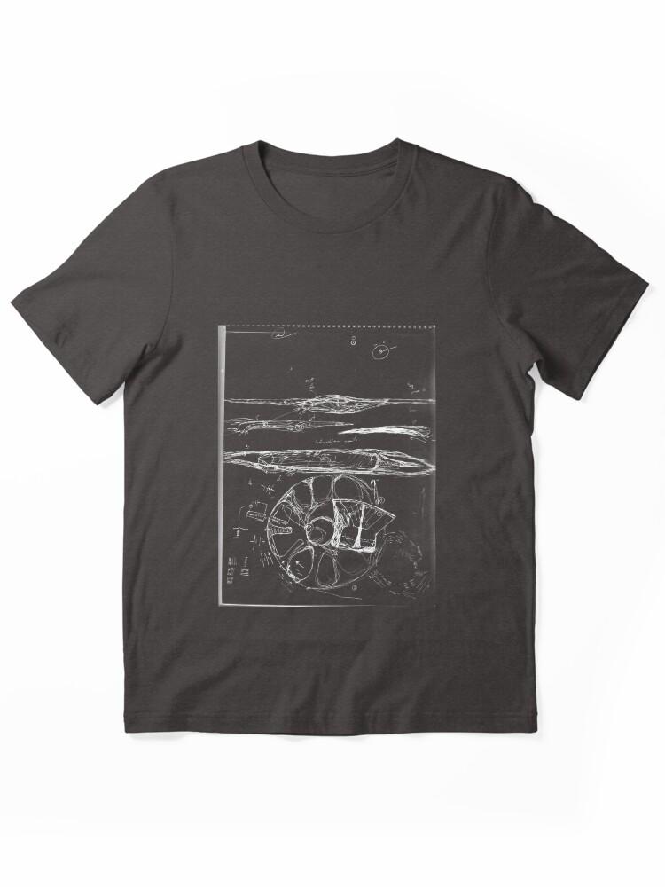 Thought on Electromagnetic Induction and Flight (black ) Essential Unisex T-Shirt
