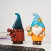 Resin Gnome Dwarf Flower Pot Cute Garden Elf Pot Figurine Hydroponic Flower Holder  Desktop