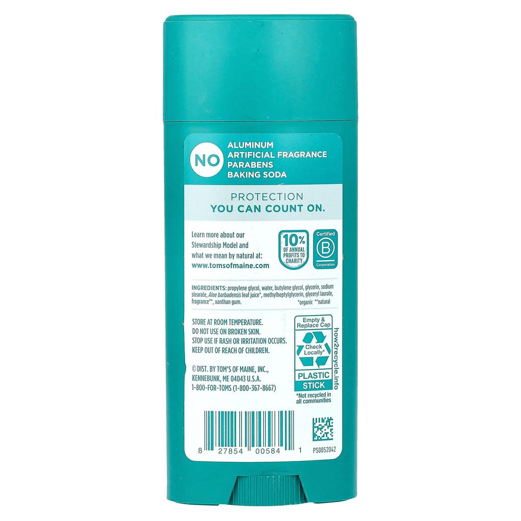 Tom's of Maine Aluminiumfreies Deodorant, Sandelholz Vanille, 92G(3.25Oz)