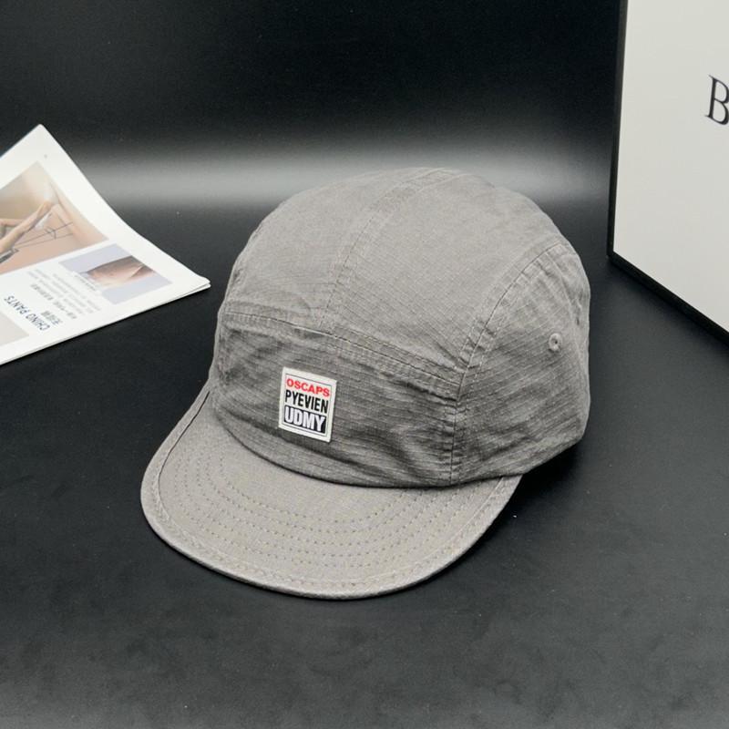Patch Label Five-piece Short-brimmed Baseball Cap for Men and Women, Simple Casual and Versatile Sunshade Cap, New Spring and Summer Models