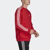 Adidas Hanorac cu 3 dungi Originals Crewneck Bărbați Topuri Roșu FM3761