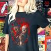 Maglietta Unisex Premium in Cotone Pesante Personaggi Film Horror Freddy V's Jason