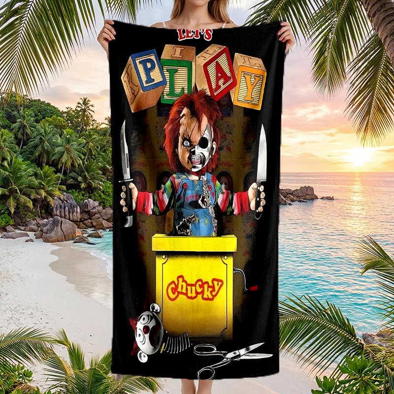 Chucky Fashion Beach Towel: Ideal for Summer Adventures Soft, absorbent and quick drying suitable for swimming and bathing