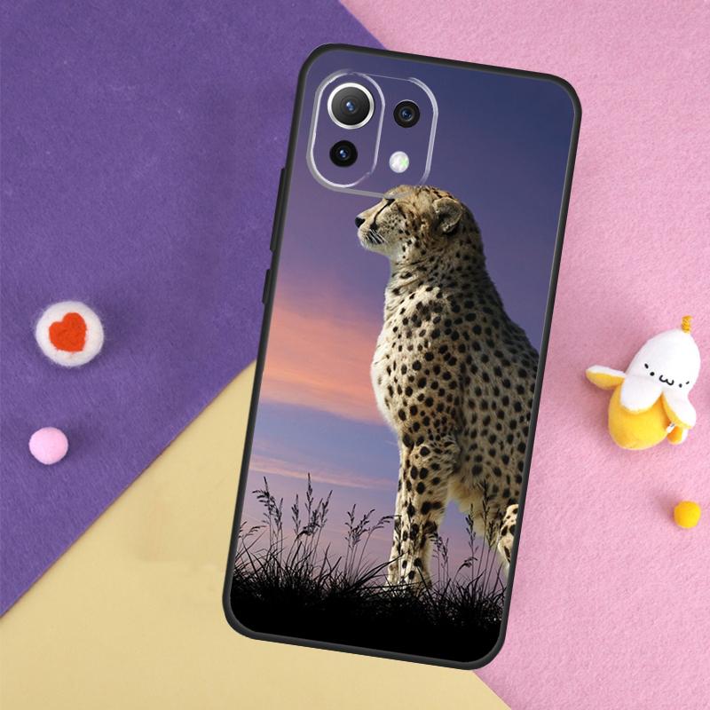 Cheetah Panther Snow Cheetah Case For Xiaomi 15 13 14 Ultra 14T 11T 12T 13T Pro POCO X7 Pro X3 X5 X6 F5 F6 M6 Pro Cover
