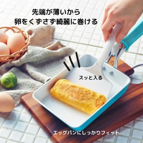 Kevnhaun Silicone Egg Turner, Wide Spatula, Silicone, Designed To Keep Tabletop Clean, Okonomiyaki, Spatula, Turner, Tamagoyaki Turner, KDS.986