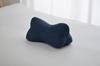 IKEHIKO Bone Pillow, Approximately 32 X 15cm, Navy, Made In Japan, Memory Foam Tips, Foot Pillow, Lumbar Support, Soft and Soft #2918939