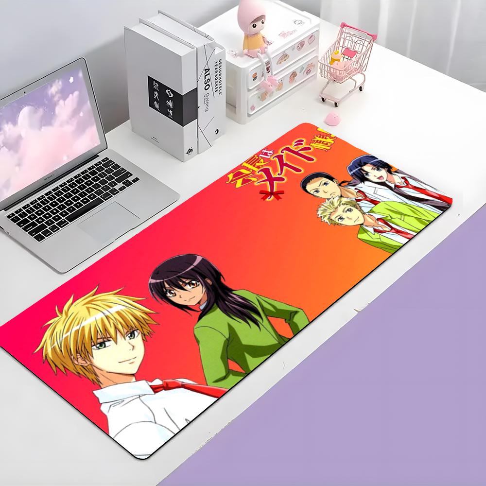 Cute Romantic Anime MMaid Sama Mouse Pad Large Gaming Mousepad With Thick Stitched Edge NonSlip Desk Mat