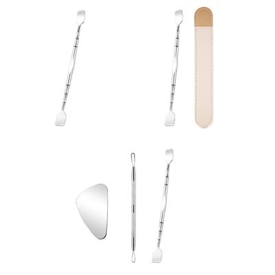 Face Skincare Essential Stainless Steel Blackhead Extractor with Ergonomic Double Head for Different Skin Type