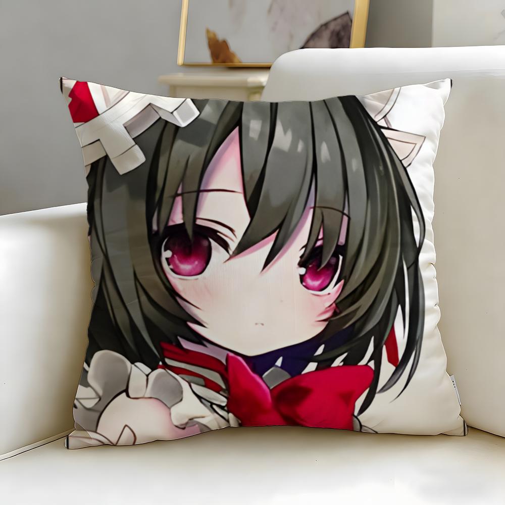 Scifi Anime Clockwork Planet Cushion Cover Soft EasyWash Pillow Case Versatile for Couch Bed Travel and Office