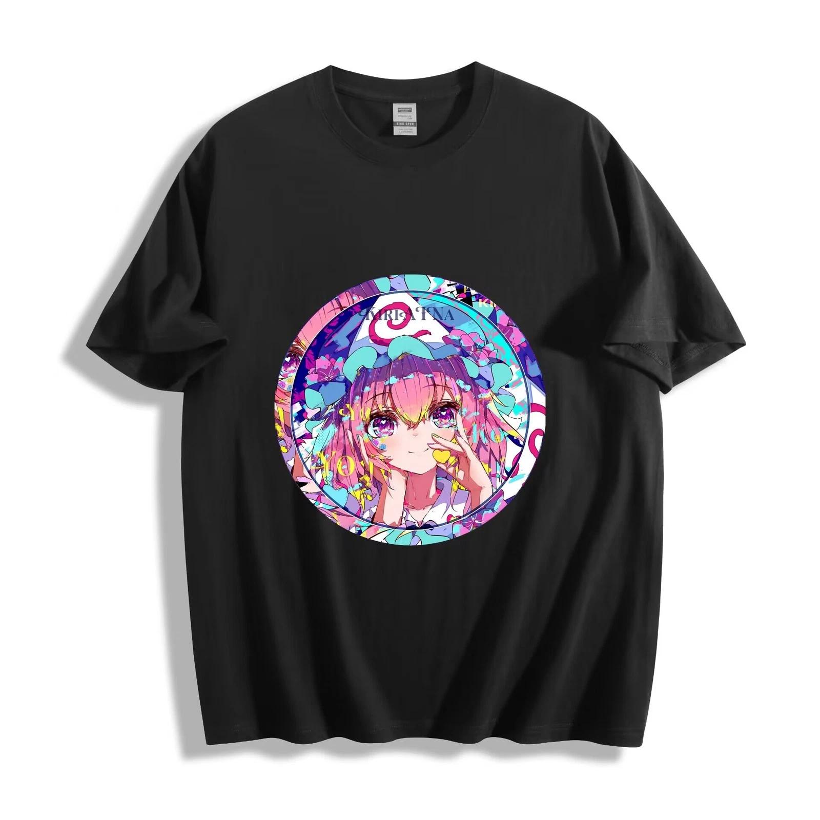 Футболка Touhou Project Ююко Сайгёдзи - Психоделический Круг Унисекс XS