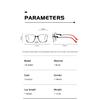 Blue Light Blocking Glasses Women Oversized Cat Eye Glasses Frame for Women with Non-prescription Lens Compuer Eyeglasses Frames