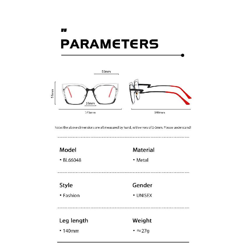 Blue Light Blocking Glasses Women Oversized Cat Eye Glasses Frame for Women with Non-prescription Lens Compuer Eyeglasses Frames