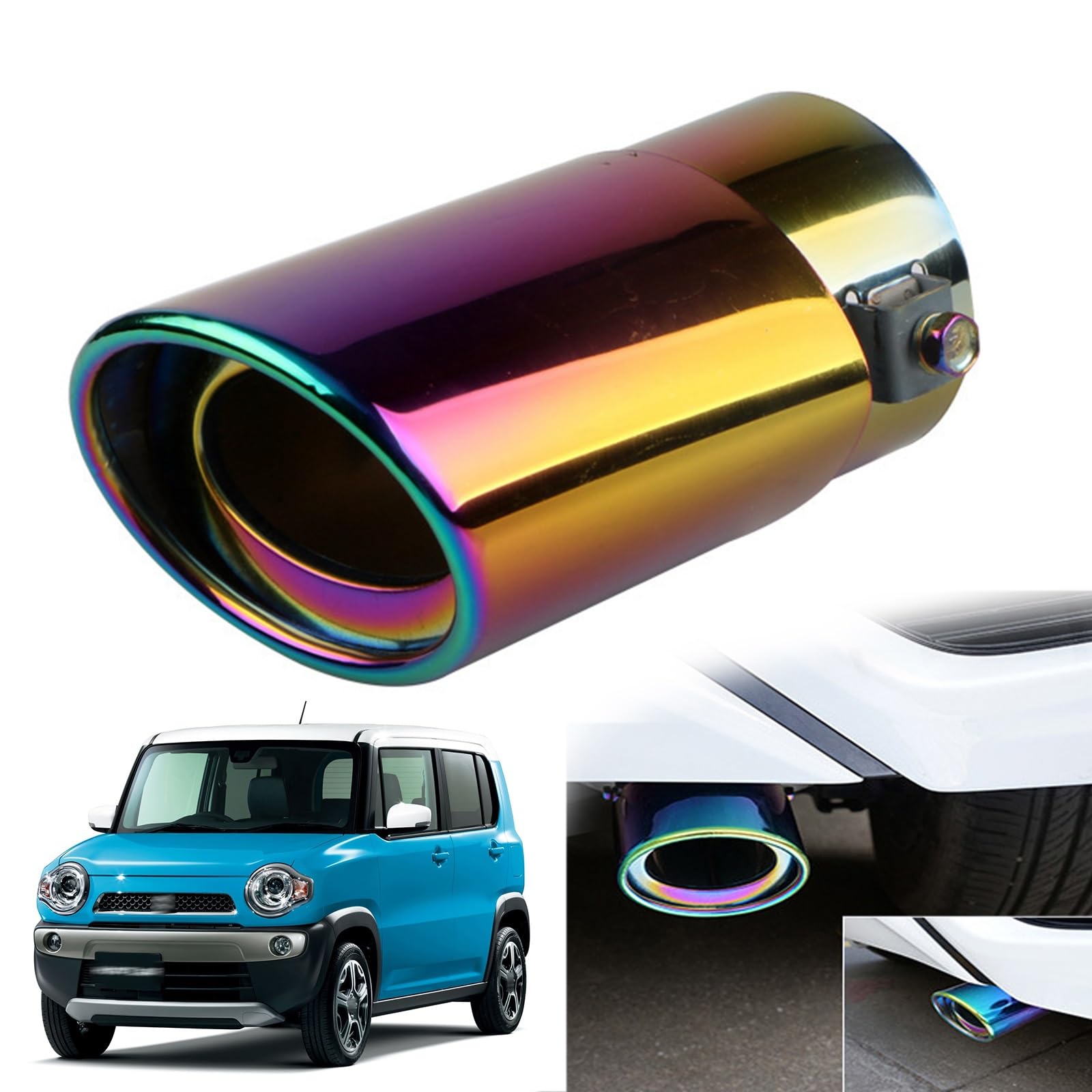 Suzuki Hustler MR31S/MR41S Exclusive Muffler Cutter Car Tailpipe Custom Exhaust straight