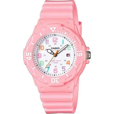 CASIO Analog Wristwatch LRW-200H-4B2V Women Kids Cheap Pastel Pink Multicolor Overseas Model.