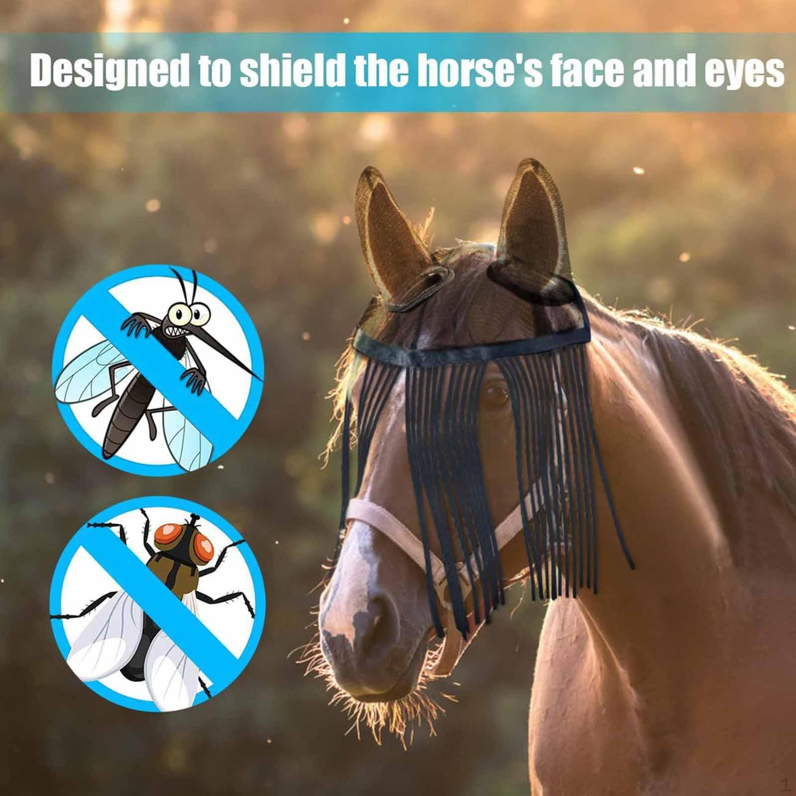 Fly for Horses with Ears, Lightweight Outdoor Version,