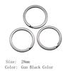 Alloy Split Key Ring Size 25-30mm Keychain Making Findings Accessories For Jewelry DIY Charm Bracelet Beads