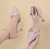 Size 33-40 Women's Shoes New Fashion High Heels for Women 5/7Cm Stiletto Pointed Toe Banquet Wedding Party Office Women Pumps