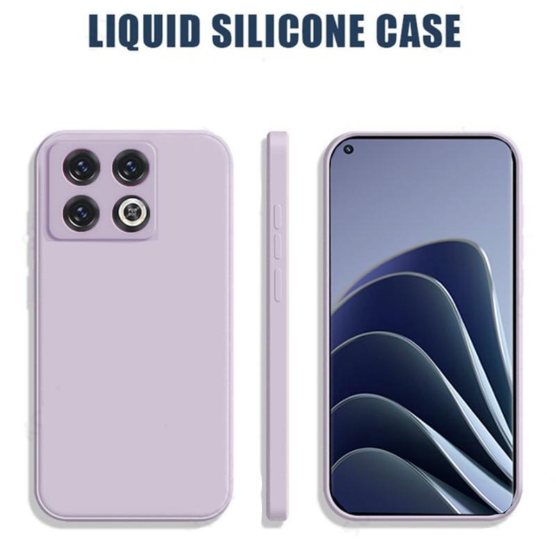 Luxury Square Liquid Silicone Phone Case For OnePlus 10 9 8 7 Pro 1+ 7T 8T 9R 9RT ACE Pro Soft Shockproof Bumper Back Cover Shell