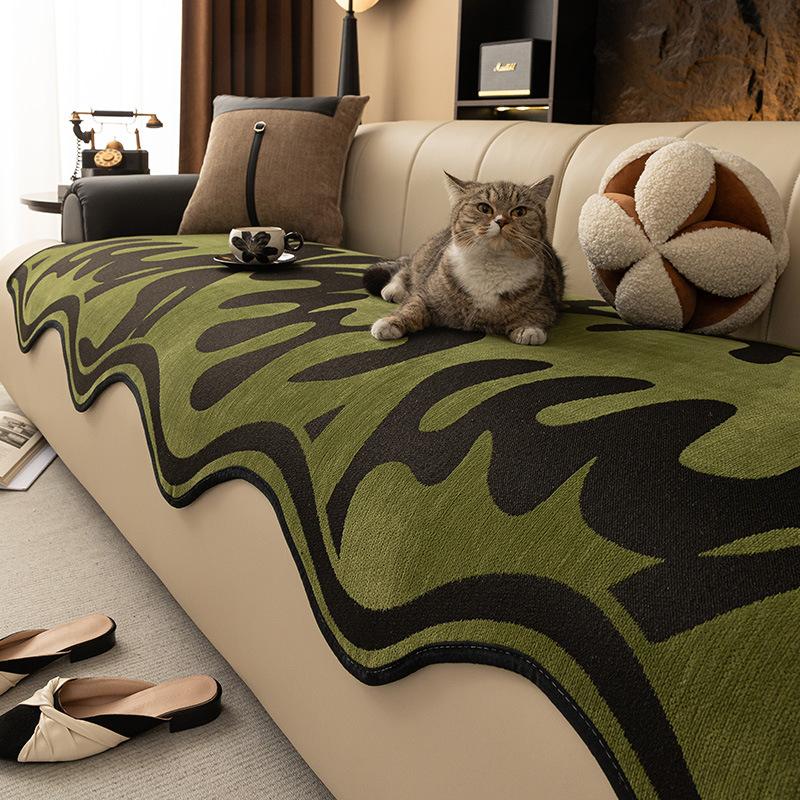 

Irregular Special-Shaped Sofa Cushion, Universal Non-Slip Seat Cushion For All Seasons, Light Luxury And High-End New Straight-Row Sofa Cover 90*70cm
