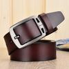 Belt Men'S Premium Retro Leather Belt Extended Size 150Cm Two-Layer Cowhide Belt