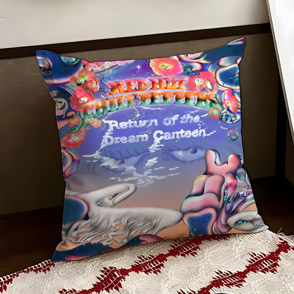 Band RRed Hot CChili Peppers Cushion Cover Reversible Soft Durable Pillow Cover Home Car MultiScene Use for Daily Comfort