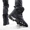 Mens Winter Snow Boots Waterproof Thick Fleece Lined Outdoor Tactical Hiking Mid-Calf Rubber Sole