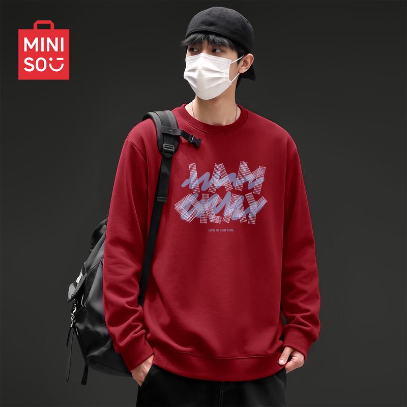 MINISO American Casual Heavyweight Crewneck Sweatshirt