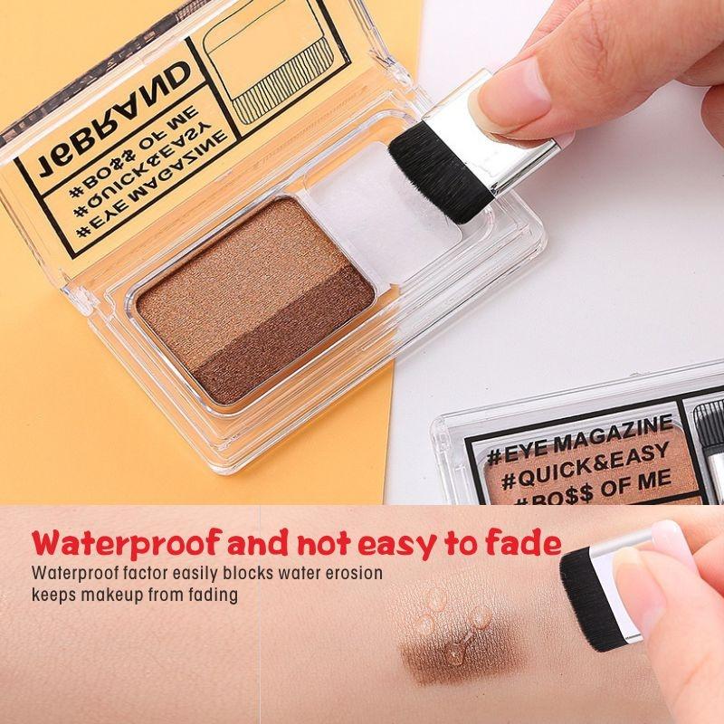 

Женский макияж 3 секунды тени для век макияж двухслойная цветная градация косметическая кисть 02 THE EARTH