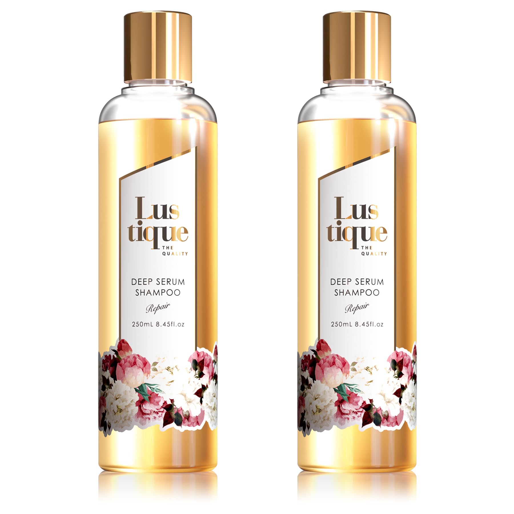 

of Lustique Deep Serum Shampoo Repair 250ml Amino Acid PPT Damage Care Serum Shampoo Moist Supervised by Beauty Salon Stylist in [Set 2] Non-Silicon