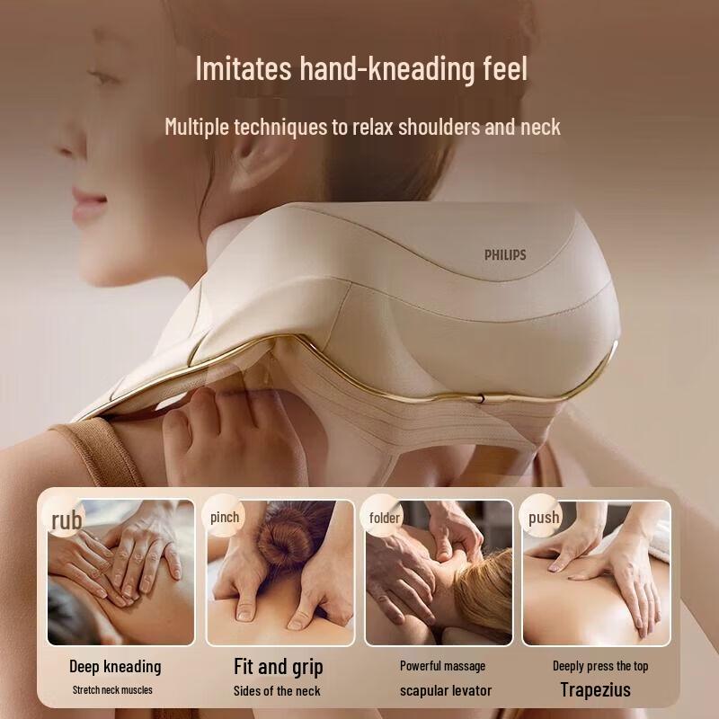 Philips Neck and Shoulder Kneading Massager CN Plug (adapter Included)
