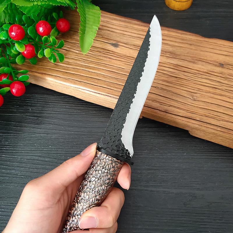 Forged Boning Knife Kitchen Meat Fruit Cutter Outdoor Barbecue Fishing Knife Chef Cooking Tools