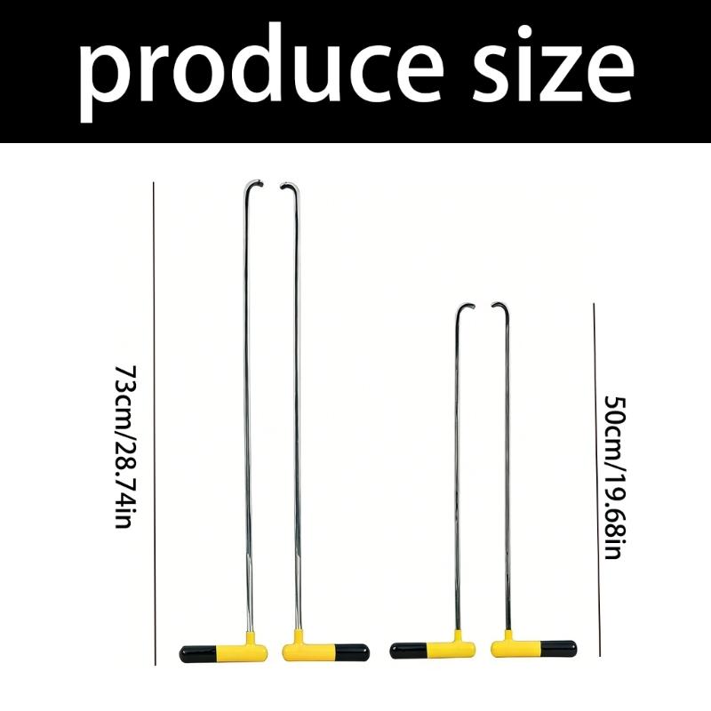 Car Dents Repair Rods Dents Remover Hook Tool Alloy Steel Repair Tool Car Automotive Body Dents Repairing Rod