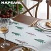 1PC NAPEARL Nordic Forest Style Table Flag Tassel Table Runner for Dinner Table Decor Kitchen for Home Table Home Decor